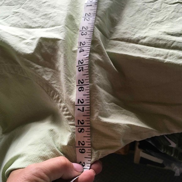 Lime Green and White Checkered Dress Shirt - Picture 3 of 6